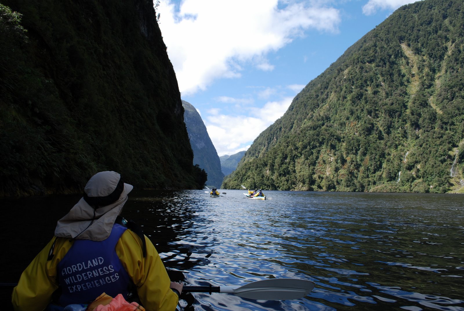 Kayaking in New Zealand's Doubtful Sound